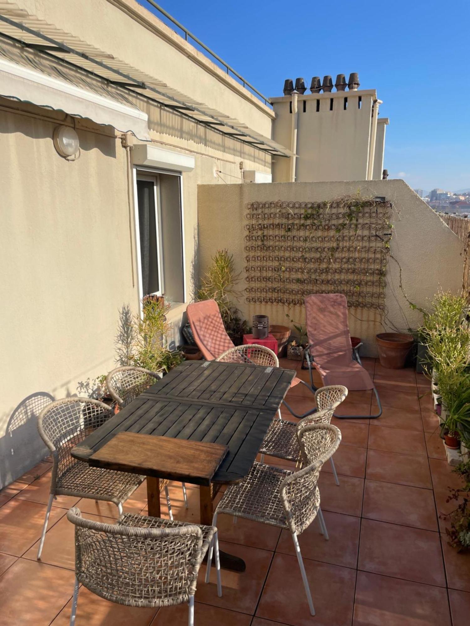 4 Personnes Appart 60 M2 Terrasse 35M2 Sejour Sud 2 Vraies Chambres Gare Saint-Charles Universite Marsilya Dış mekan fotoğraf
